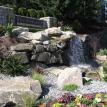 Custom built waterfall.