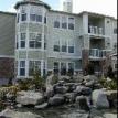 Custom waterfall and pond.